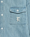 Рубашка с кружевное отделкой, голубая Ermanno Scervino | Фото 3