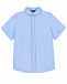 Голубая рубашка с короткими рукавами Dal Lago | Фото 2
