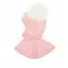 Розовая шапка-шлем с аппликацией &quot;медвежонок&quot; Chobi | Фото 1