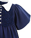 Платье с контрастным воротником и цветочным гипюром  | Фото 4