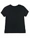 Черная футболка с радужным логотипом Moschino | Фото 2