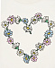 Белый свитшот с принтом &quot;цветочное сердце&quot; Stella McCartney | Фото 3