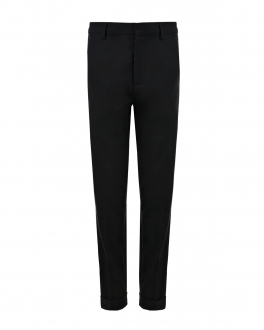 Черные прямые брюки Dsquared2 Черный, арт. DQ0415 D000T DQ900 | Фото 1