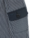 Серые брюки в полоску Emporio Armani | Фото 3