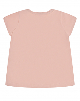 Розовая футболка с принтом Elly Molo Розовый, арт. 4S22A201 7676 | Фото 2