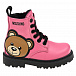 Розовые ботинки с аппликацией Moschino | Фото 2