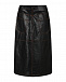 Черная юбка из эко-кожи MSGM | Фото 5