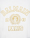 Белая футболка с золотым логотипом Balmain | Фото 3
