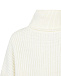 Белый свитер с высоким воротником  | Фото 3