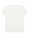 Белая футболка с принтом &quot;зайчик&quot; Sanetta Kidswear | Фото 2