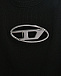 Топ-майка с металлическим лого, черный Diesel | Фото 7