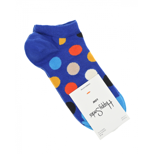 Спортивные носки в разноцветный горошек Happy Socks | Фото 1