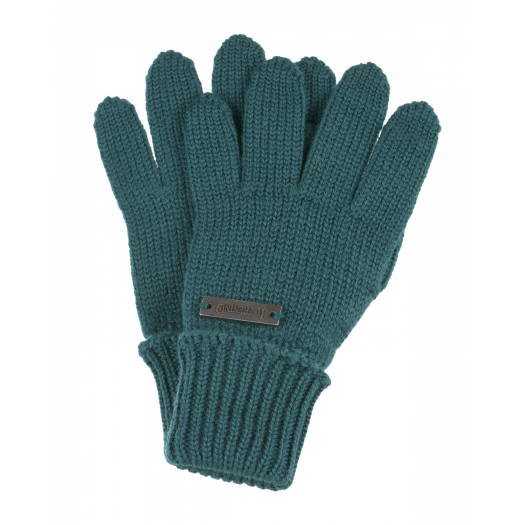 Зеленые базовые перчатки Il Trenino | Фото 1