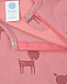 Розовый комбинезон с принтом &quot;олени&quot; Sanetta | Фото 3
