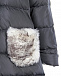 Пальто IL Gufo с отделкой из эко меха  | Фото 4