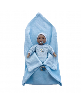 Голубой плед &quot;Мягкий плюш&quot; для куклы 19 см Magic Manufactory Голубой, арт. А01 Р01 0011 | Фото 2