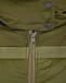 Зеленая куртка с меховой отделкой Yves Salomon | Фото 5
