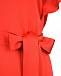 Красное платье с поясом  | Фото 8