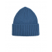 Голубая шапка бини из шерсти и кашемира MRZ | Фото 1