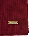 Бордовый шарф из шерсти Il Trenino | Фото 3