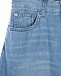 Голубые широкие джинсы Emporio Armani | Фото 3