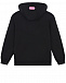 Черная спортивная куртка с логотипом цвета фуксии GCDS | Фото 2
