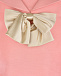 Розовое платье с золотистым бантом GUCCI | Фото 3