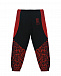 Красно-черные спортивные брюки с леопардовым принтом Dolce&Gabbana | Фото 2