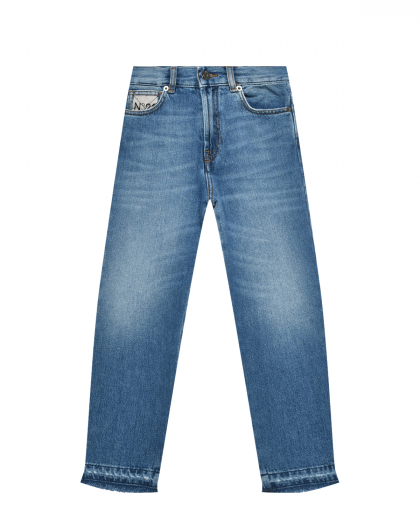 Выбеленные джинсы, синие No. 21 | Фото 1