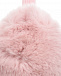 Розовые меховые наушники Yves Salomon | Фото 3