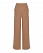 Трикотажные брюки коричневого цвета Allude | Фото 6