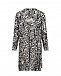 Плиссированное платье с леопардовым принтом  | Фото 5