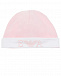 Розовый комплект из шапки и пинеток Emporio Armani | Фото 2