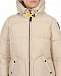 Бежевое стеганое пальто с накладными карманами Parajumpers | Фото 7
