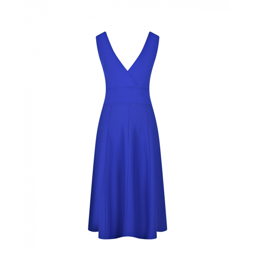Приталенное платье синего цвета Parosh | Фото 1