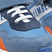 Голубые кроссовки с разноцветными вставками Bikkembergs | Фото 6