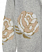 Шерстяной кардиган с цветочным узором Monnalisa | Фото 3