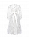 Белое платье с серебристыми пайетками Dan Maralex | Фото 2