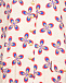 Кремовое платье с цветочным принтом Saloni | Фото 9
