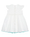 Белое платье с вышивкой на подоле Emporio Armani | Фото 2