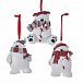 Подвеска &quot;Белый мишка в красном шарфе и колпаке&quot; 3 вида в ассортименте Christmas Inspirations | Фото 4