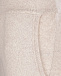 Укороченные брюки цвета капучино из смесового кашемира FTC Cashmere | Фото 3