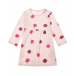 Розовое платье с принтом &quot;птицы&quot; Sanetta Kidswear | Фото 1