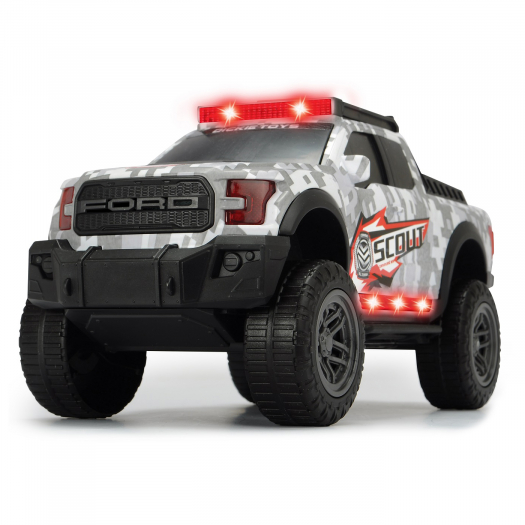 Машинка Scout Ford F150 Raptor, 33 см, свет, звук Dickie | Фото 1