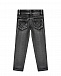 Черные джинсы с цветочной вышивкой Monnalisa | Фото 2