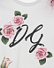 Белая футболка с принтом «Tropical rose» Dolce&Gabbana | Фото 6