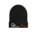 Черная шапка с надписью &quot;Do what you love&quot; Regina | Фото 1