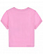 Розовая футболка с принтом &quot;единорог&quot; Diesel | Фото 2