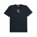 Темно-синяя футболка с вышитым логотипом Dolce&Gabbana | Фото 1