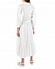 Белое платье с объемными рукавами  | Фото 3